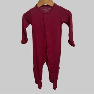 Magnetic Me Maroon Footie 0-3M
